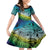 Personalised Aloha King Kamehameha Spirits Kid Short Sleeve Dress Art Special LT9 KID Art - Polynesian Pride