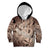 Personalised Aloha King Kamehameha Spirits Kid Hoodie Beige Special LT9 Hoodie Beige - Polynesian Pride