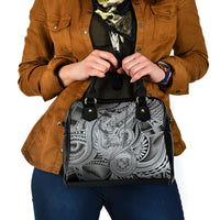 Personalised Aloha King Kamehameha Spirits Shoulder Handbag Grey Special