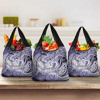 Personalised Aloha King Kamehameha Spirits Grocery Bag Violet Special