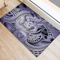 Personalised Aloha King Kamehameha Spirits Rubber Doormat Violet Special