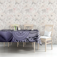 Personalised Aloha King Kamehameha Spirits Tablecloth Violet Special