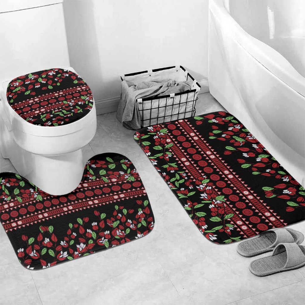 Fiji Masi Bula Tagimoucia Flowers Bathroom Set - Polynesian Pride