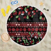 Fiji Masi Bula Tagimoucia Flowers Beach Blanket