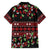 Fiji Masi Bula Tagimoucia Flowers Family Matching Off Shoulder Maxi Dress and Hawaiian Shirt