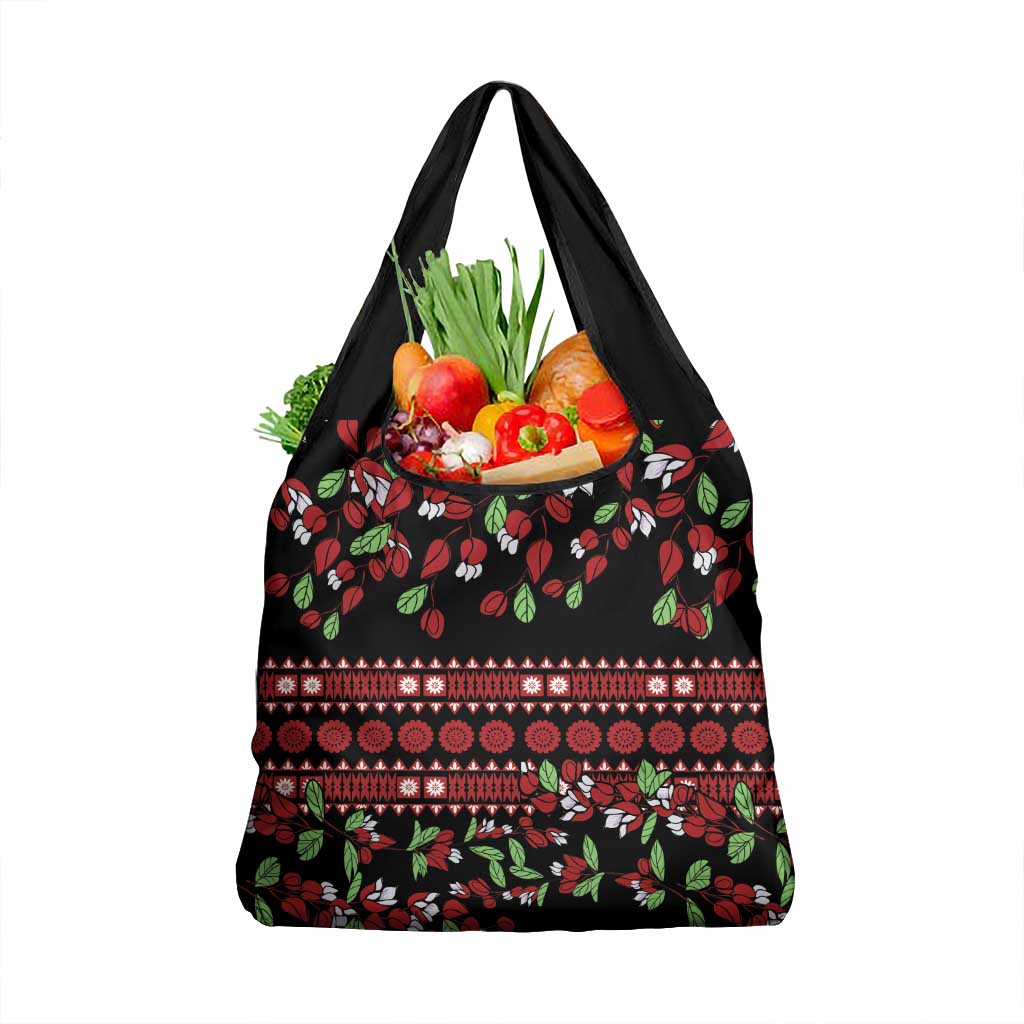 Fiji Masi Bula Tagimoucia Flowers Grocery Bag