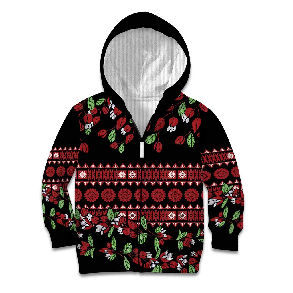Fiji Masi Bula Tagimoucia Flowers Kid Hoodie