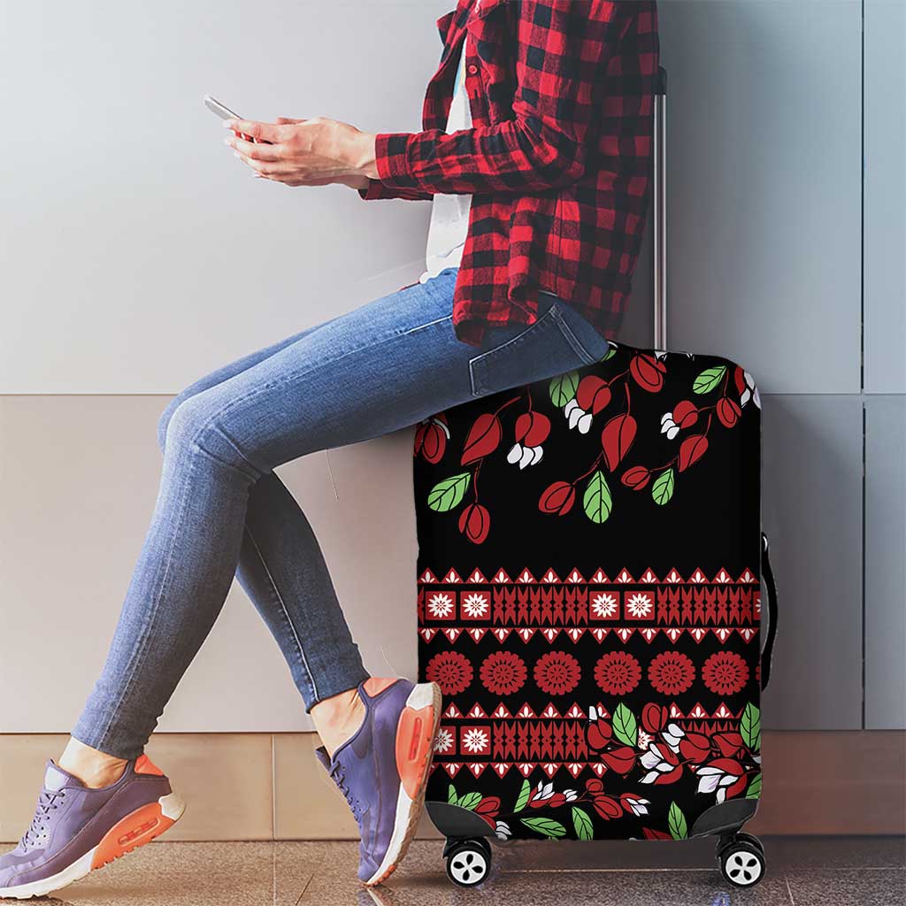 Fiji Masi Bula Tagimoucia Flowers Luggage Cover