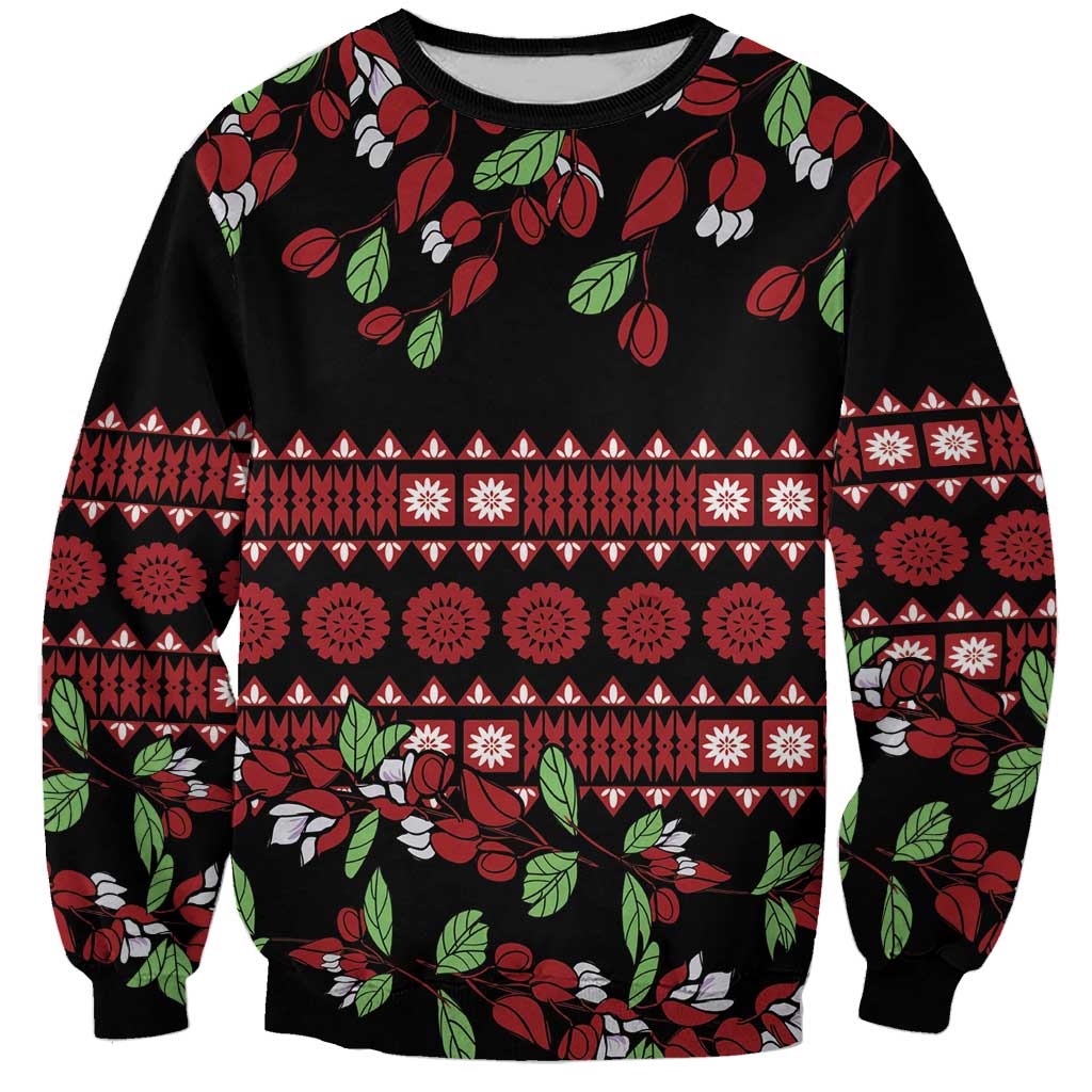Fiji Masi Bula Tagimoucia Flowers Sweatshirt