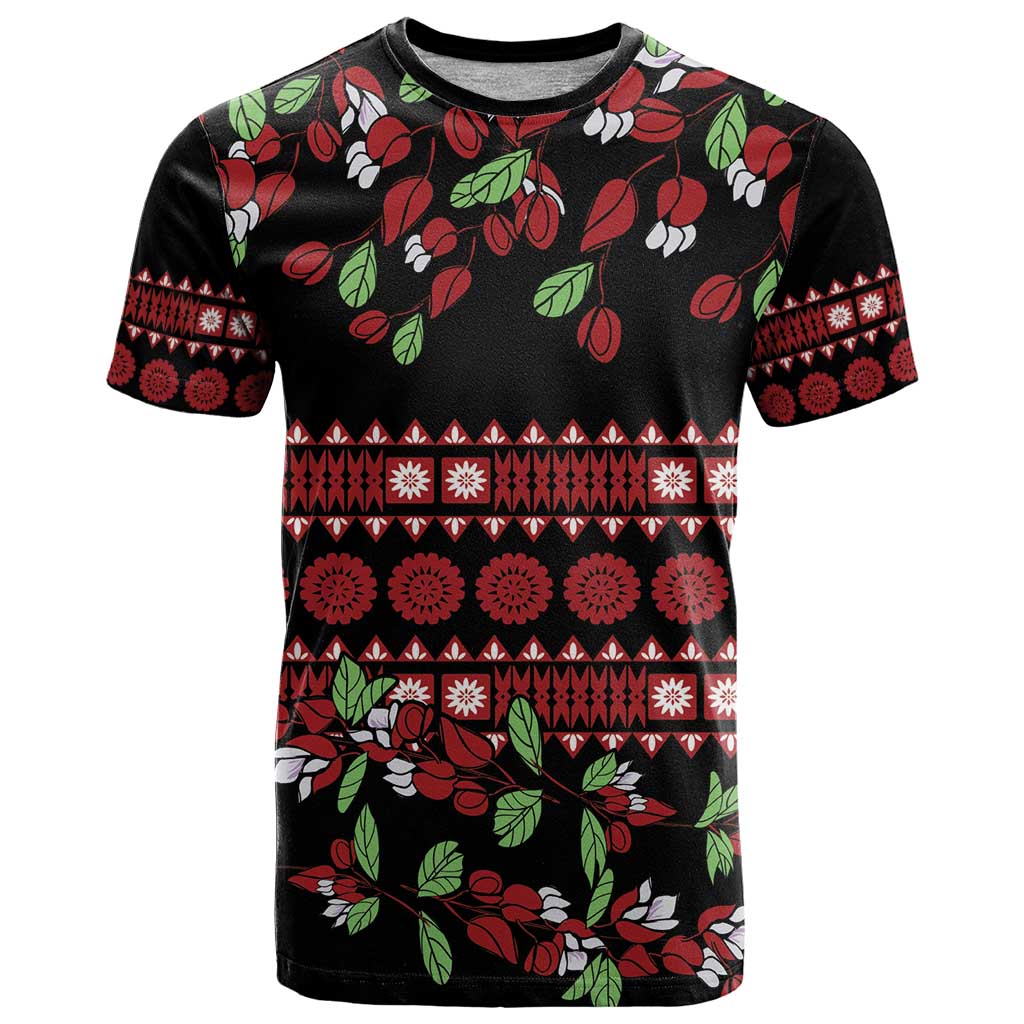 Fiji Masi Bula Tagimoucia Flowers T Shirt