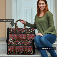 Fiji Masi Bula Tagimoucia Flowers Travel Bag - Polynesian Pride