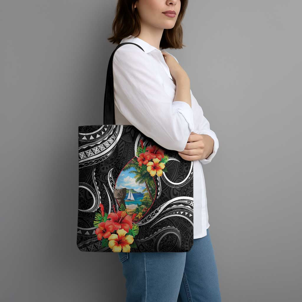Hafa Adai Guam Tote Bag Guahan Seal Chamorro Stones Tribal - Polynesian Pride