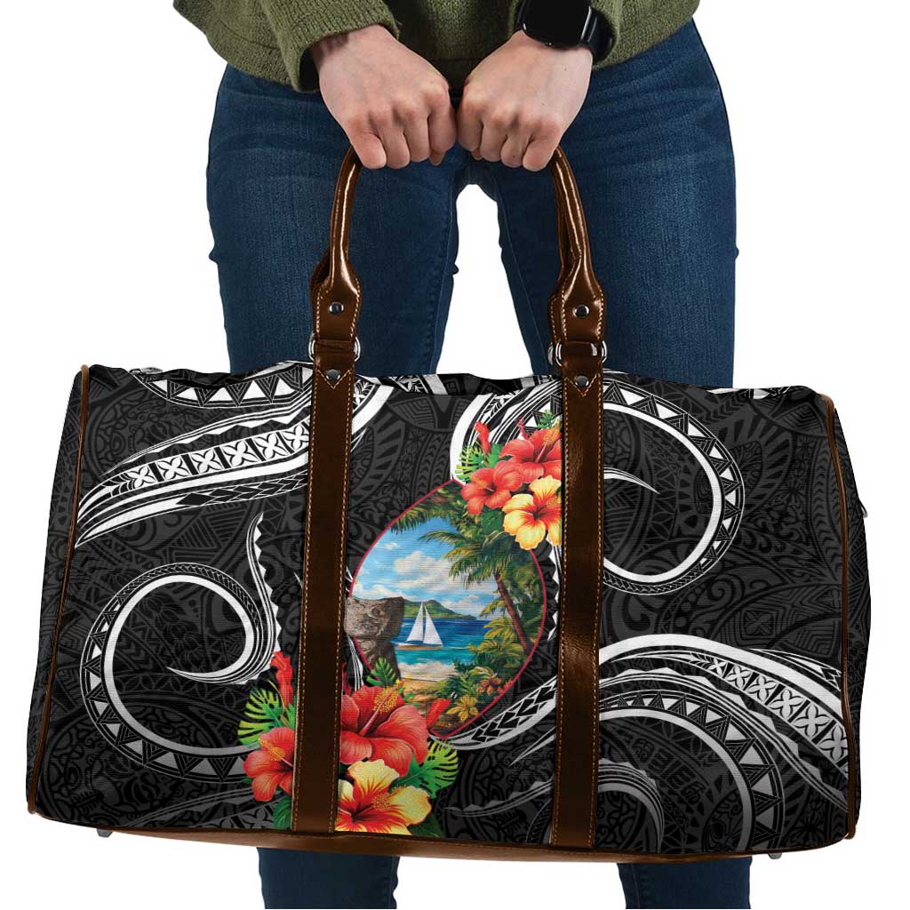 Hafa Adai Guam Travel Bag Guahan Seal Chamorro Stones Tribal - Polynesian Pride