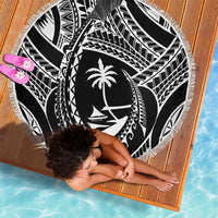 Hafa Adai Guam Inspired Tattoo Beach Blanket