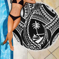 Hafa Adai Guam Inspired Tattoo Beach Blanket