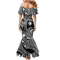 Hafa Adai Guam Inspired Tattoo Family Matching Mermaid Dress and Hawaiian Shirt LT9 - Polynesian Pride