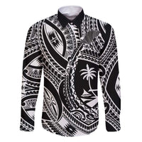 Hafa Adai Guam Inspired Tattoo Family Matching Off Shoulder Maxi Dress and Hawaiian Shirt