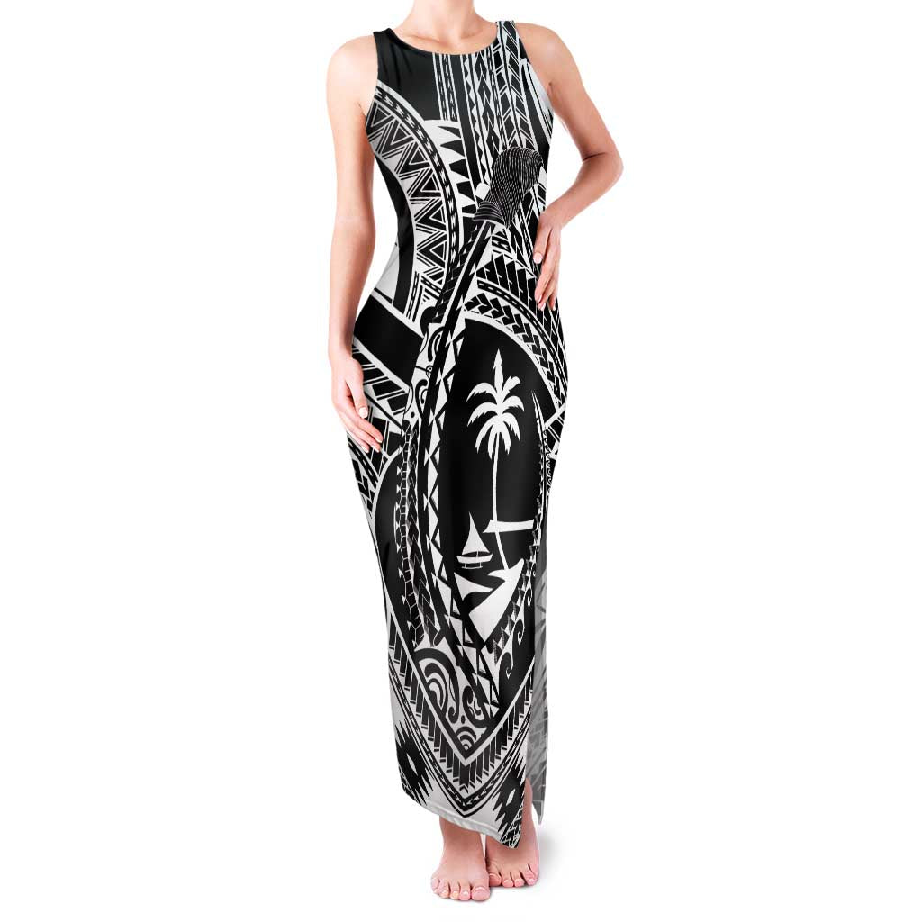 Hafa Adai Guam Inspired Tattoo Family Matching Tank Maxi Dress and Hawaiian Shirt