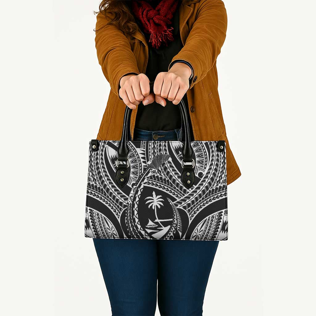 Hafa Adai Guam Inspired Tattoo Leather Bag - Polynesian Pride