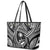 Hafa Adai Guam Inspired Tattoo Leather Tote Bag