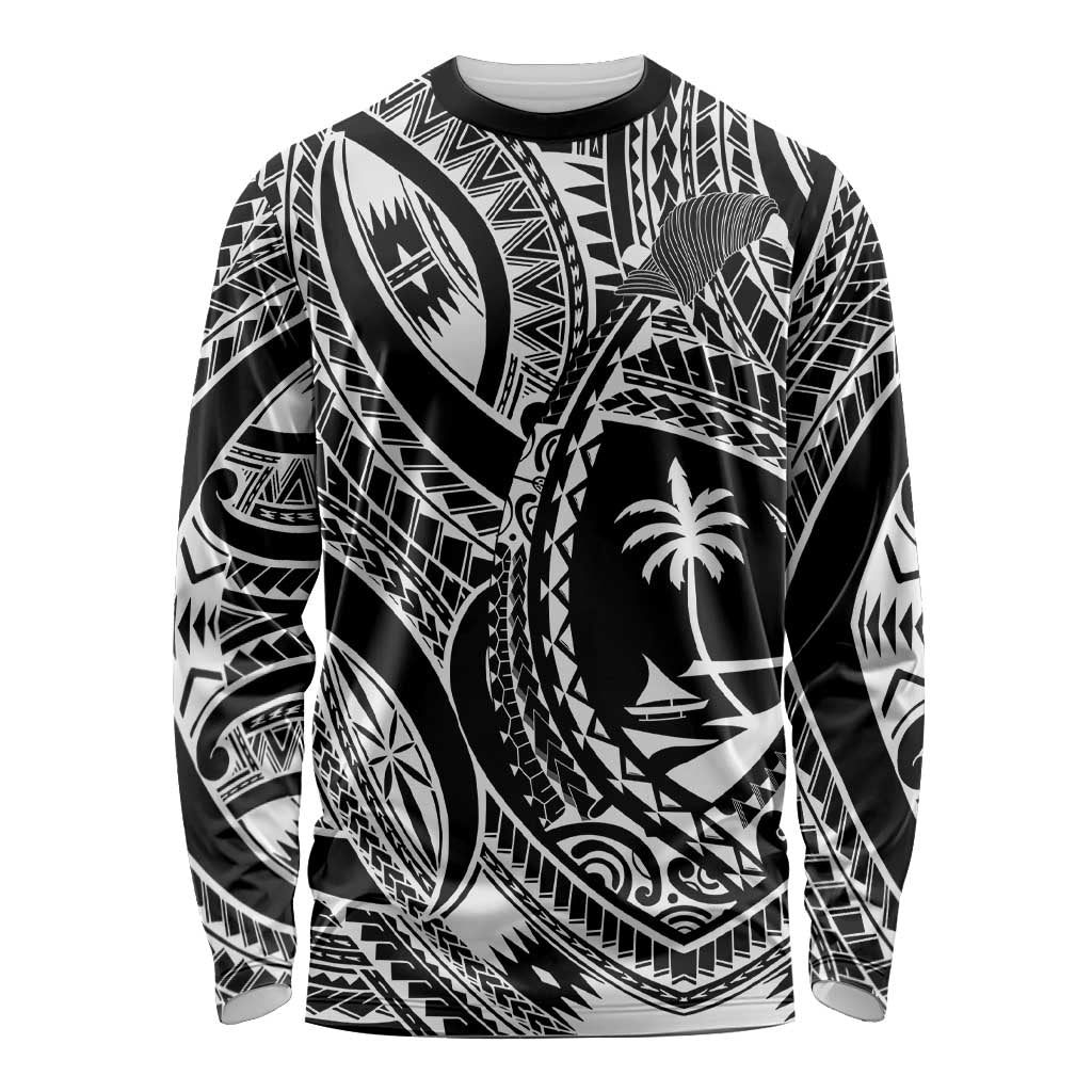 Hafa Adai Guam Inspired Tattoo Long Sleeve Shirt