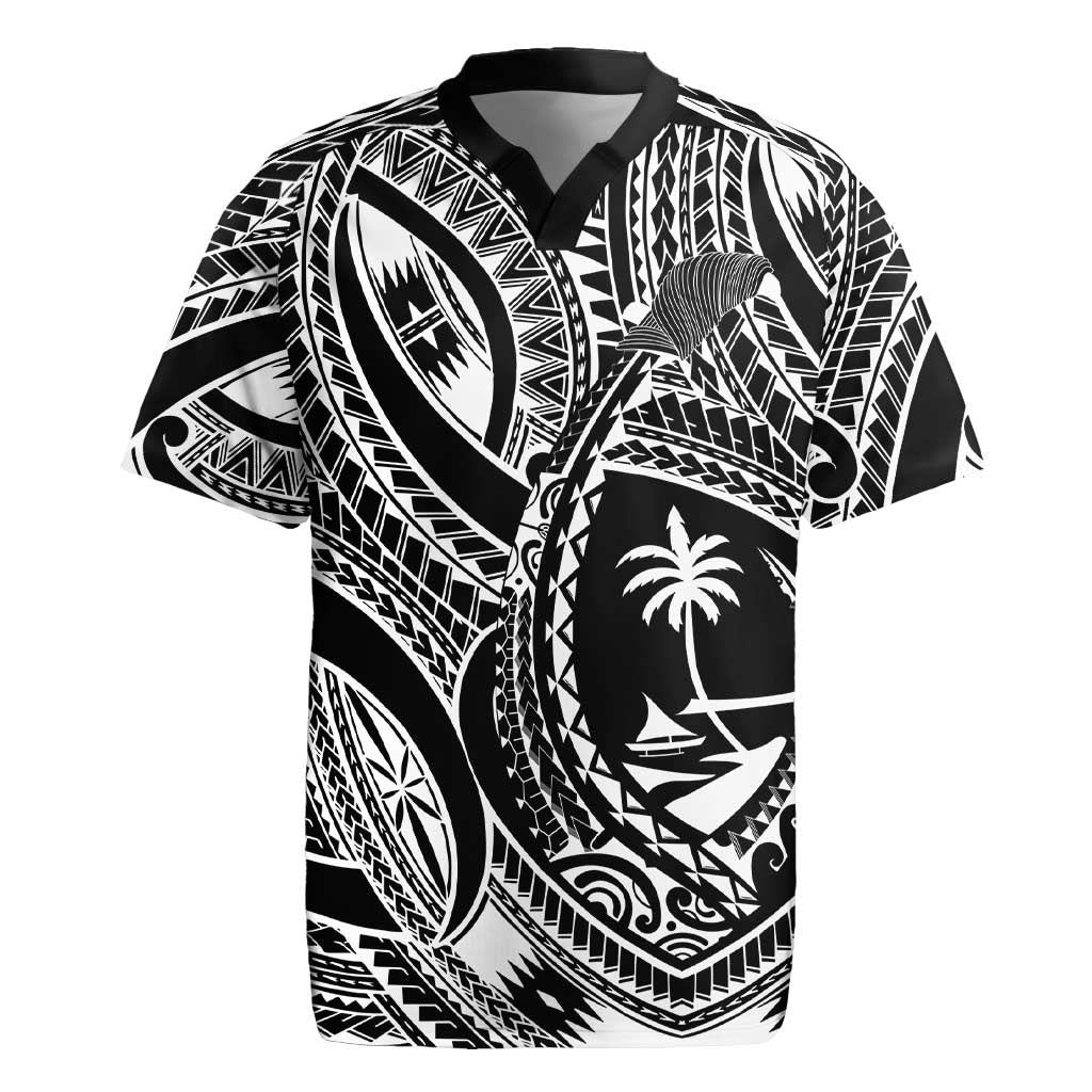 Hafa Adai Guam Inspired Tattoo Rugby Jersey
