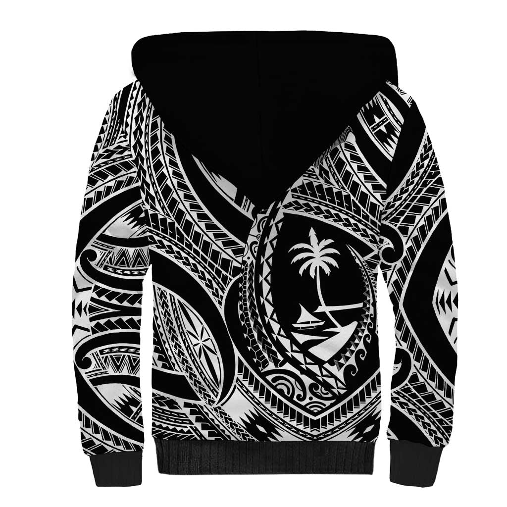 Hafa Adai Guam Inspired Tattoo Sherpa Hoodie