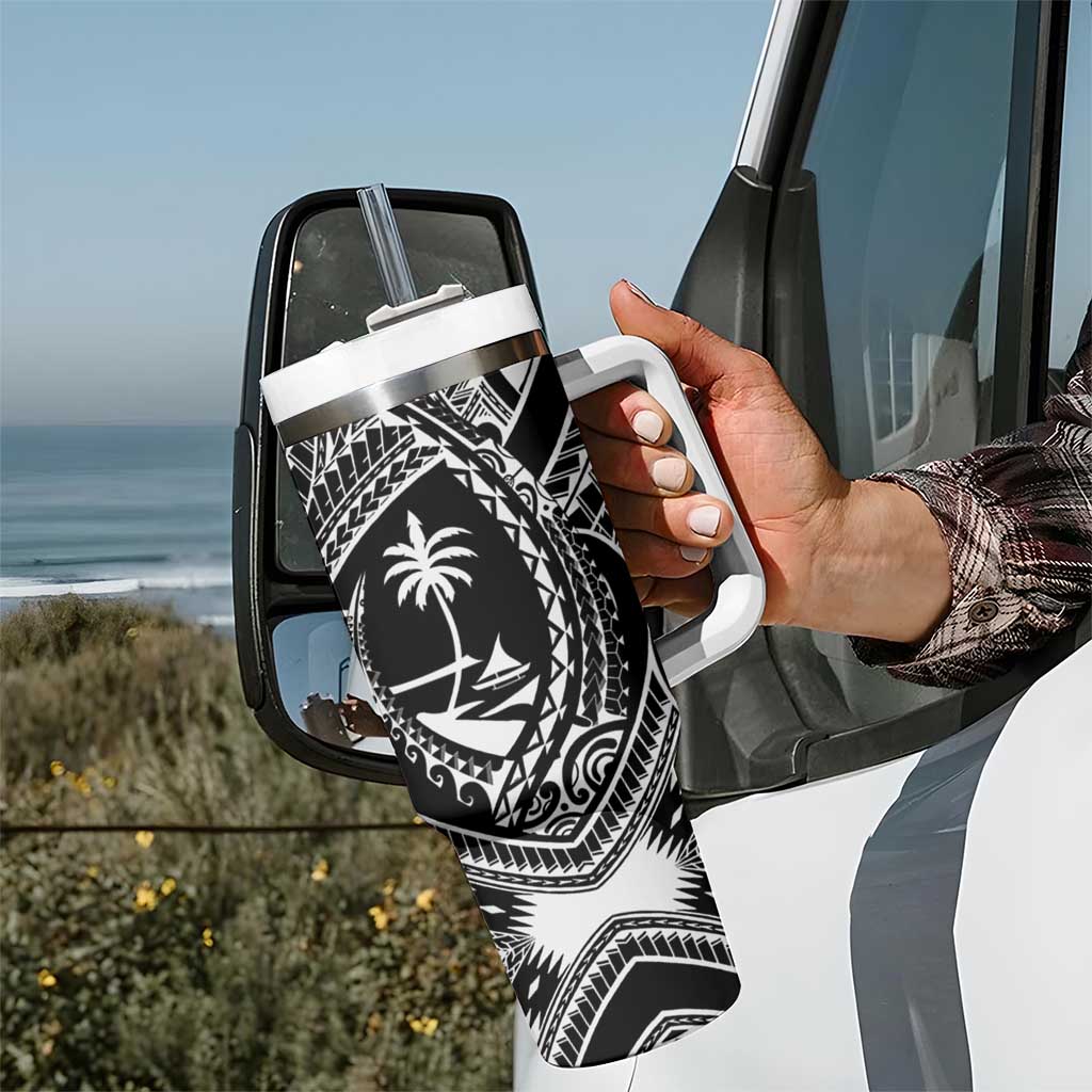 Hafa Adai Guam Inspired Tattoo Tumbler With Handle