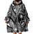 Hafa Adai Guam Inspired Tattoo Wearable Blanket Hoodie