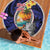 Hafa Adai Guam Seal Latte Stones Artwork Beach Blanket