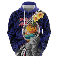 Hafa Adai Guam Seal Latte Stones Artwork Hoodie