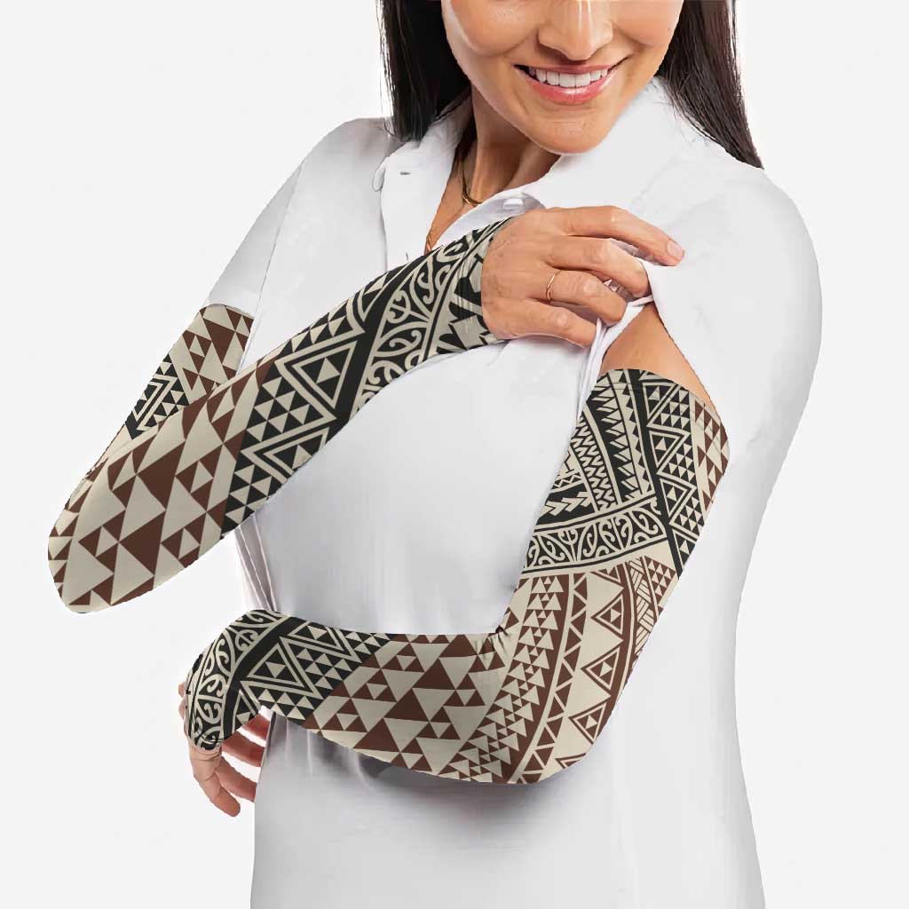 Niho Taniwha Kowhaiwhai Arm Sleeves - Polynesian Pride