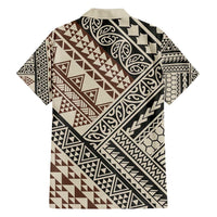 Niho Taniwha Kowhaiwhai Family Matching Long Sleeve Bodycon Dress and Hawaiian Shirt LT9 - Polynesian Pride