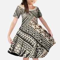 Niho Taniwha Kowhaiwhai Family Matching Summer Maxi Dress and Hawaiian Shirt