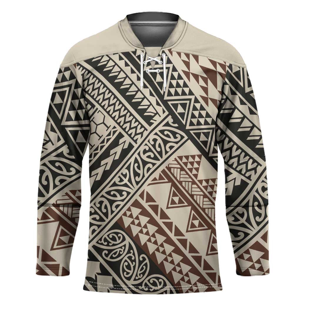 Niho Taniwha Kowhaiwhai Hockey Jersey - Polynesian Pride