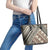 Niho Taniwha Kowhaiwhai Leather Tote Bag