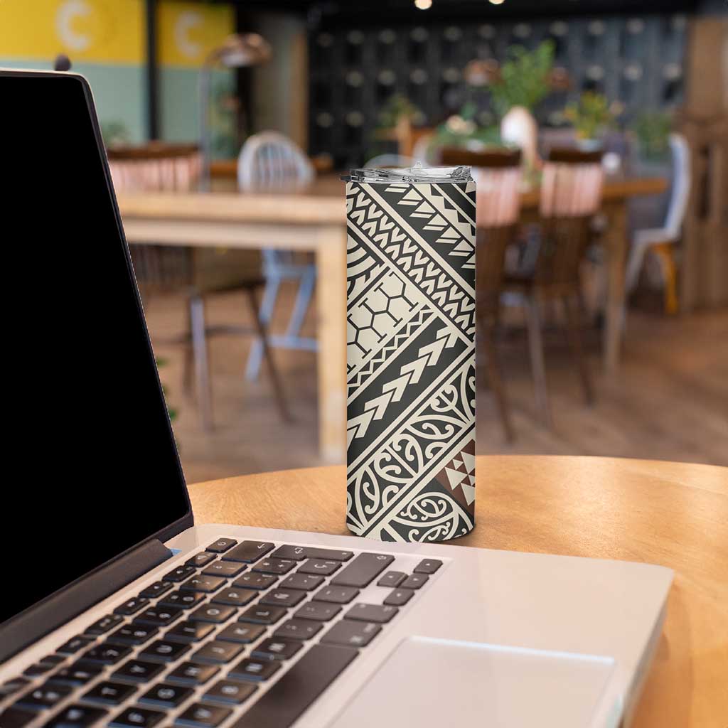 Niho Taniwha Kowhaiwhai Skinny Tumbler