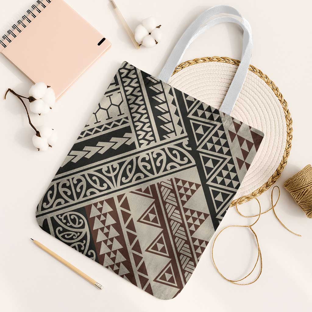 Niho Taniwha Kowhaiwhai Tote Bag - Polynesian Pride