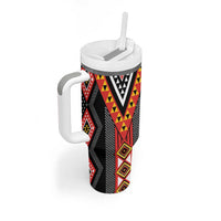 Niho Taniwha Taniko Motif Tumbler With Handle