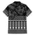 Black Taniko Kowhaiwhai Tukutuku Motif Hawaiian Shirt