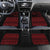 Red Taniko Kowhaiwhai Tukutuku Motif Car Mats