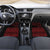 Red Taniko Kowhaiwhai Tukutuku Motif Car Mats