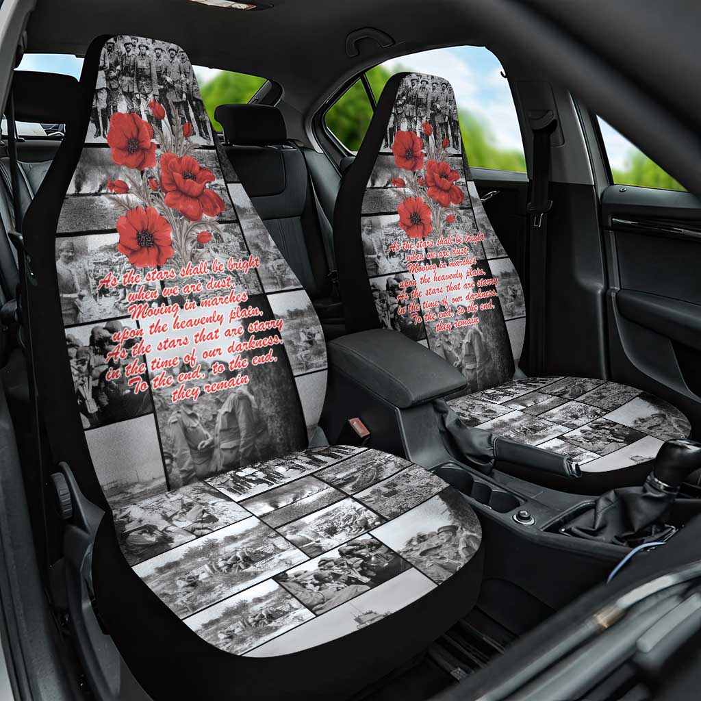 ANZAC Day Gallipoli Campaign Car Seat Cover To The End They Remain