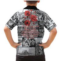 ANZAC Day Gallipoli Campaign Family Matching Mermaid Dress and Hawaiian Shirt To The End They Remain LT9 - Polynesian Pride