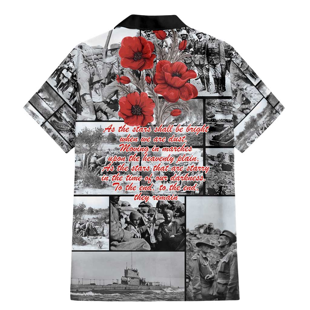 ANZAC Day Gallipoli Campaign Family Matching Mermaid Dress and Hawaiian Shirt To The End They Remain LT9 - Polynesian Pride