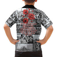 ANZAC Day Gallipoli Campaign Family Matching Off Shoulder Short Dress and Hawaiian Shirt To The End They Remain LT9 - Polynesian Pride