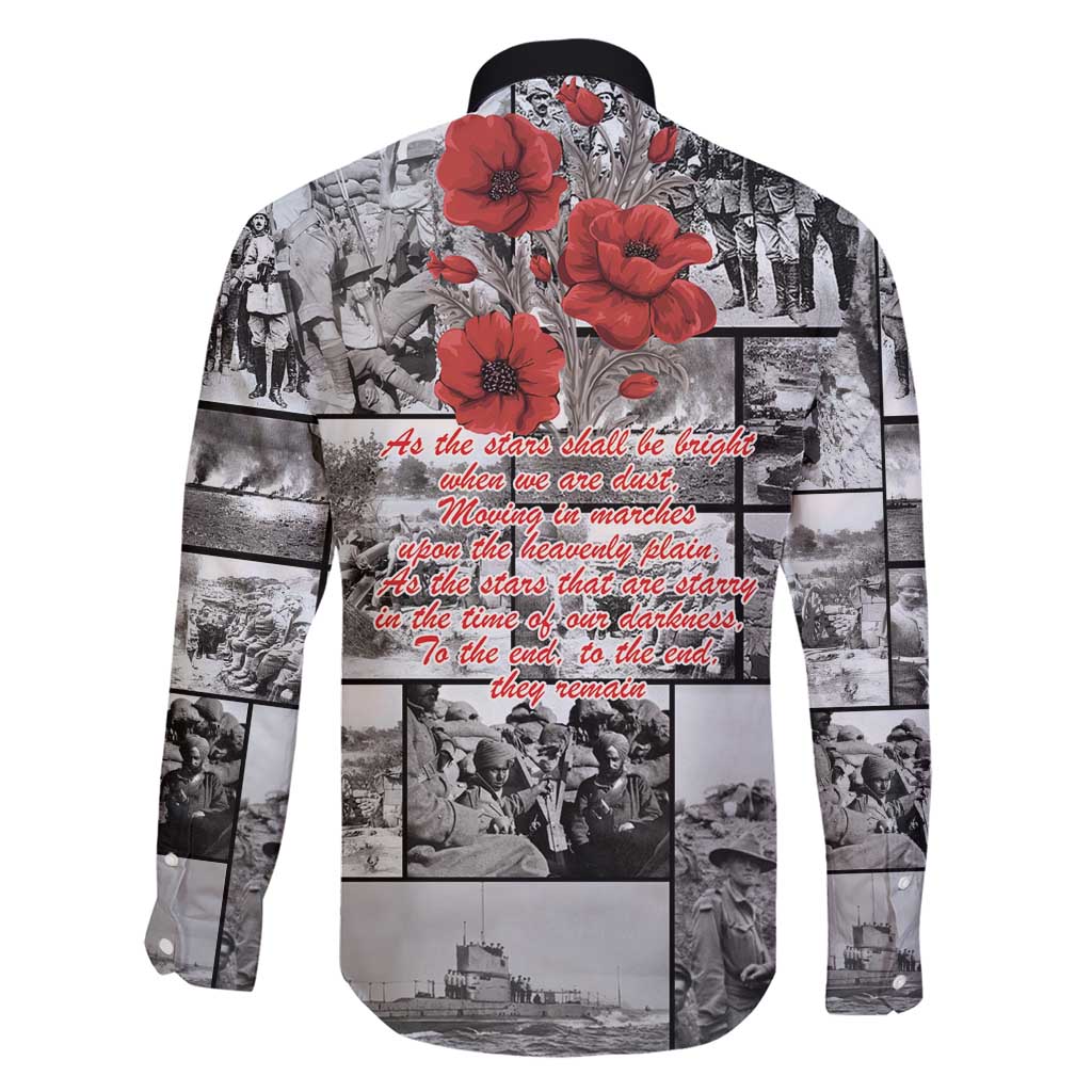ANZAC Day Gallipoli Campaign Family Matching Short Sleeve Bodycon Dress and Hawaiian Shirt To The End They Remain LT9 - Polynesian Pride