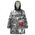 Black ANZAC Day The Battle of Lone Pine Wearable Blanket Hoodie Kiwi-Kangaroo Soldier Lest We Forget