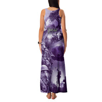 Purple ANZAC Day The Battle of Lone Pine Family Matching Tank Maxi Dress and Hawaiian Shirt Kiwi-Kangaroo Soldier Lest We Forget LT9 - Polynesian Pride