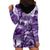 Purple ANZAC Day The Battle of Lone Pine Hoodie Dress Kiwi-Kangaroo Soldier Lest We Forget